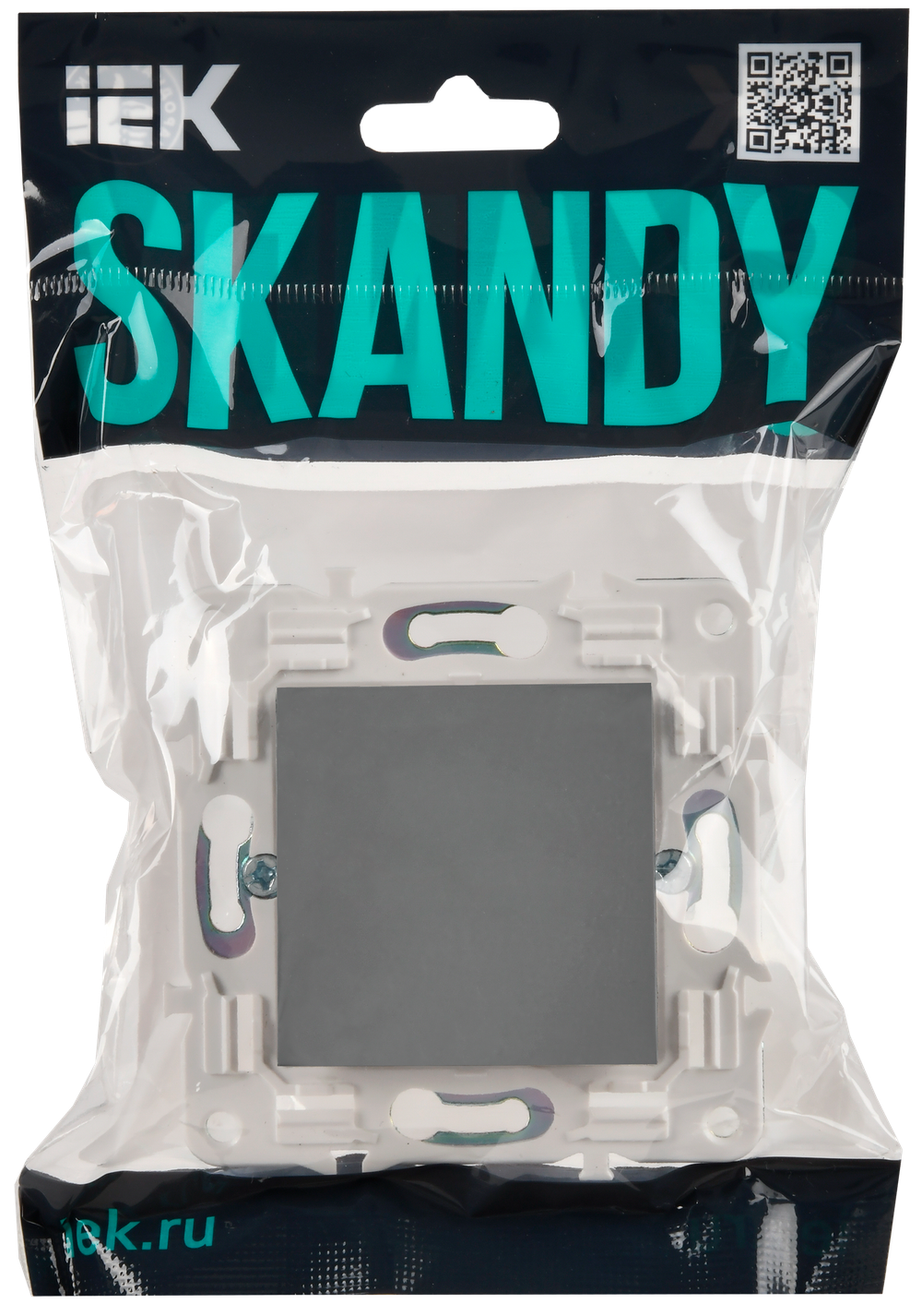 SKANDY Заглушка с суппортом SK-C01Gr серый IEK