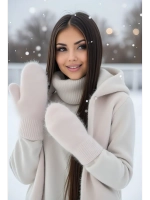 Варежки зимние теплые пушистые ангора