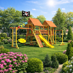 Деревянный игровой комплекс Савушка Lux - 9 COMFORT