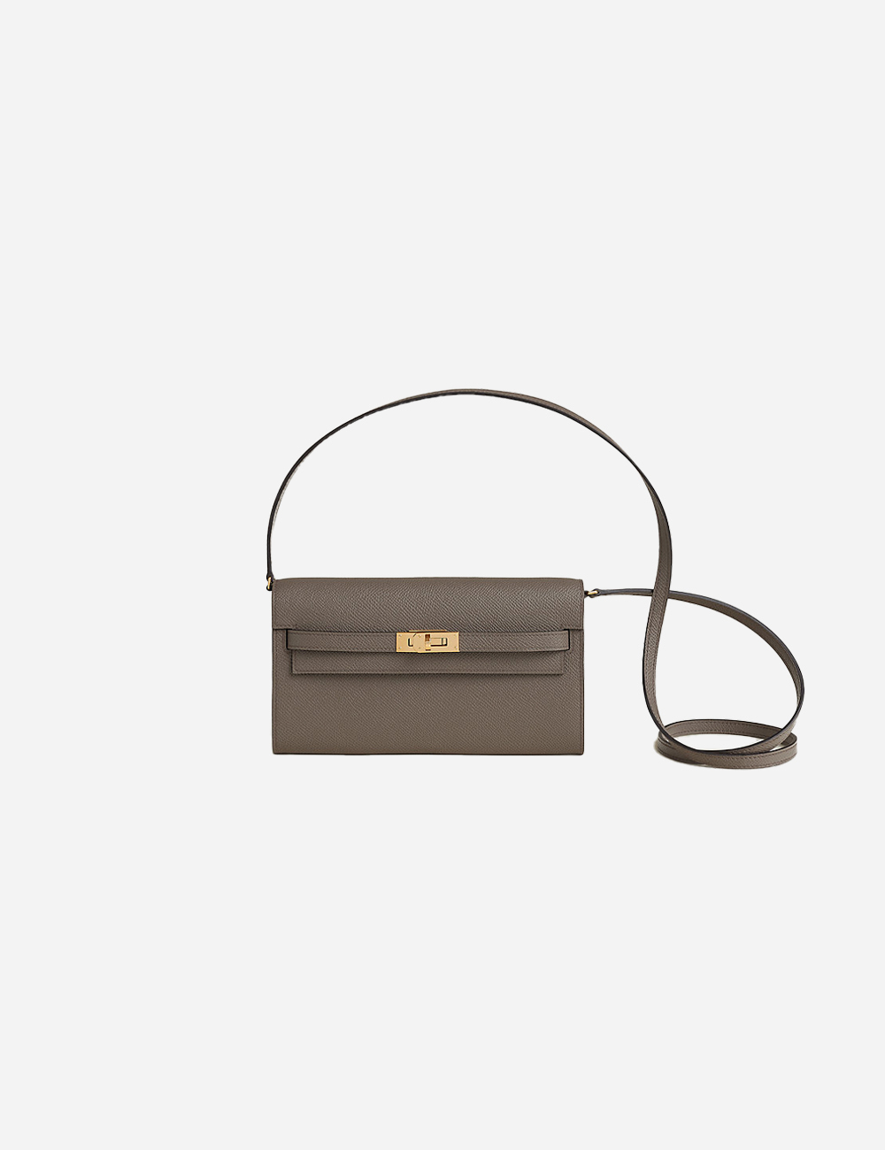 Hermès Kelly Classique To Go Electrum wallet Gris (H080253CC8F)