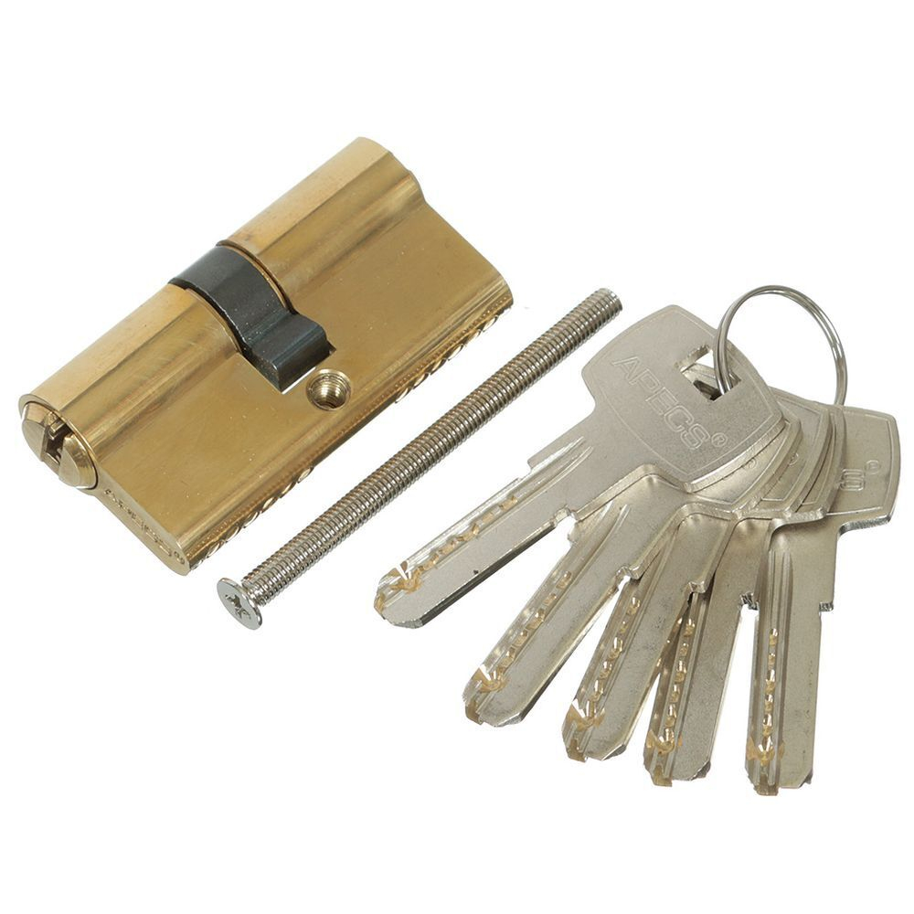 Личинка замка двери Apecs, SC-М60-Z-G/SM-60-G, 00003305, 60 мм, золото