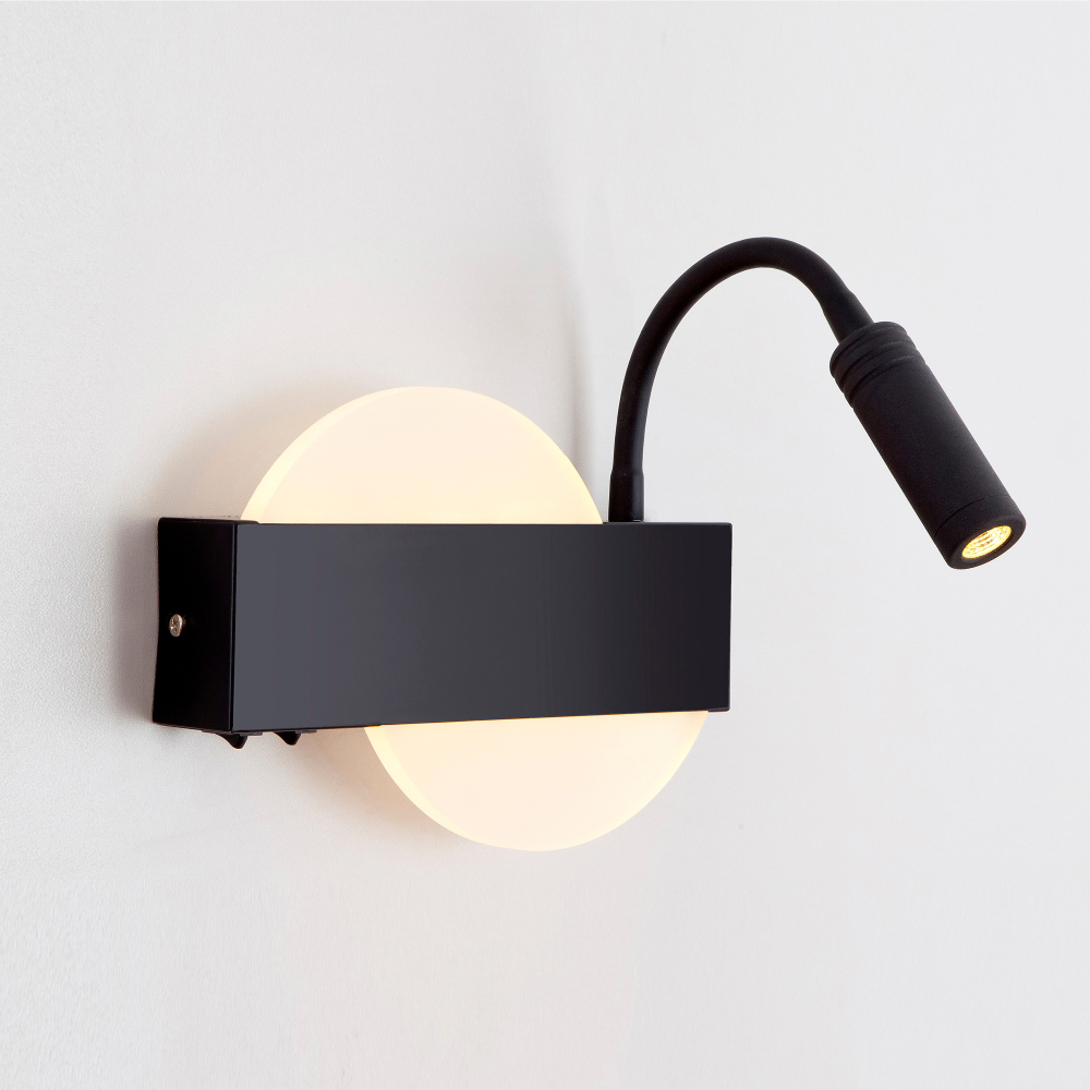 Настенный светодиодный светильник LED4U L8108-2 BK