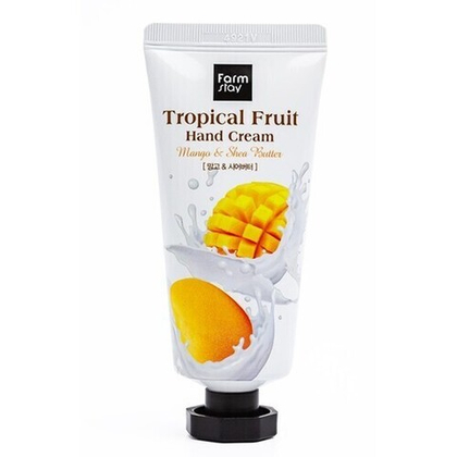 FarmStay Крем для рук с Манго и маслом Ши тропические фрукты - Tropical fruit hand cream mango and shea butter, 50мл