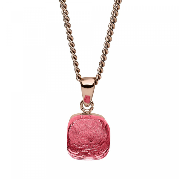 Колье Qudo Firenze padparadscha 400098.1 R/RG