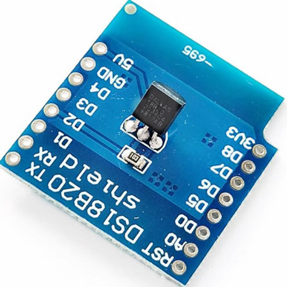 Плата D1 Mini - DS18B20