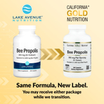 California Gold Nutrition, пчелиный прополис, 1000 мг, 240 капсул