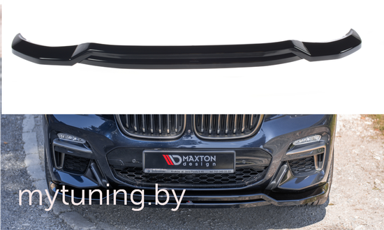 Сплиттер бампера переднего для BMW X3 G01 / X4 G02 M-Pack 18-...