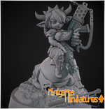 Аниме миниатюры под стиль вархаммер anime figurine 32-56-75мм