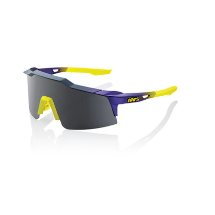Спортивные очки с диоптриями 100% Speedcraft SL / Matte Metallic Digital Brights / Smoke Lens OS