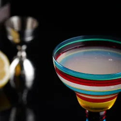 Рюмка коктейльная 340 мл "Rainbow" d 10,6 см h18 см Cocktail Week P.L. [6]