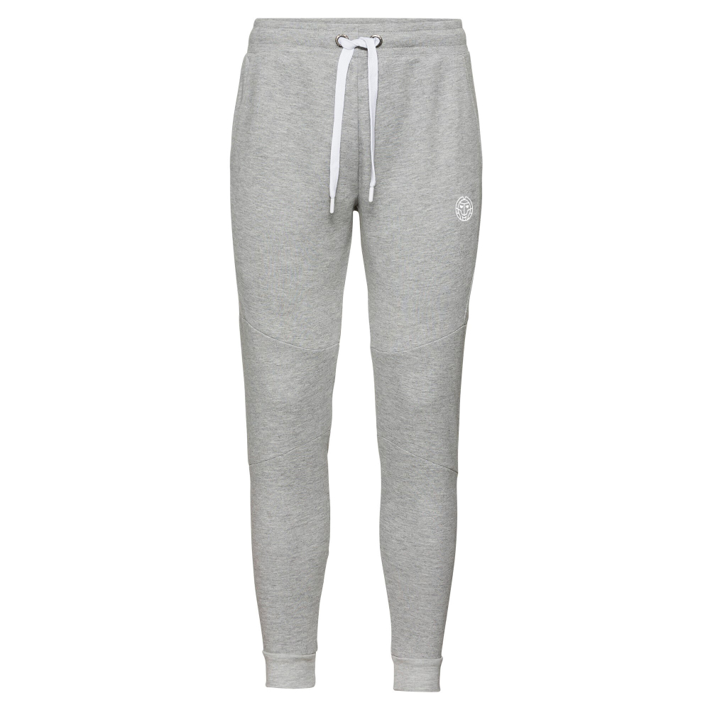 Мужские теннисные штаны BIDI BADU Matu Basic Cuffed Training Pants Men - Lightgrey, White