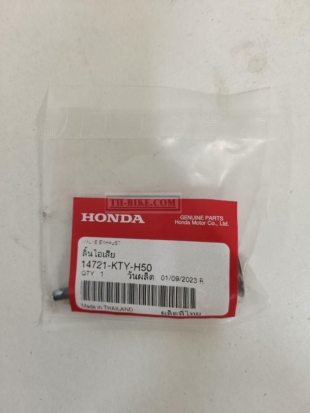 14721-KGH-900. 14721-KTY-H50. VALVE, EX. Honda