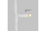 Гирлянда NEON-NIGHT Нить, 20м, 200 LED теплый белый, белый каучук, IP67, с эффектом мерцания белый 315-186