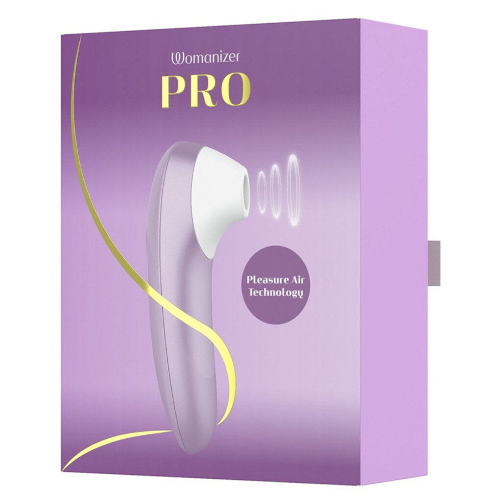 Сиреневый бесконтактный клиторальный стимулятор 16см Womanizer Pro Clitoral Suction Stimulator Purple WZPO1SGZ