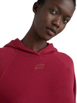 Женская Кофта теннисная Tommy Hilfiger Relaxed Soft Modal Fleece HWK - красный