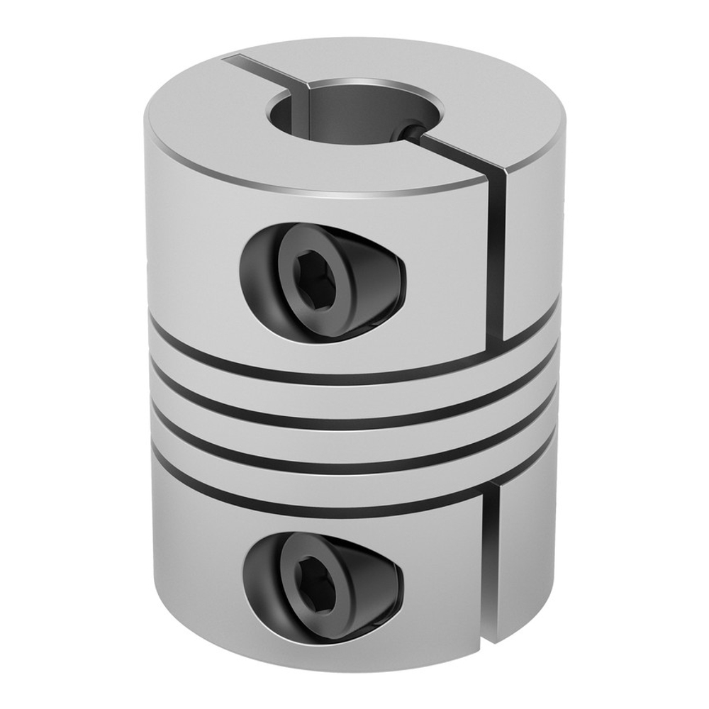 4002 Series Flexible Clamping Shaft Coupler (5mm Round Bore to 8mm Round Bore)