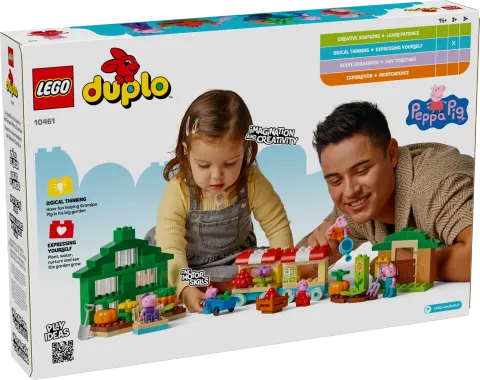 Конструктор LEGO Duplo 10461 Peppa Pig Сад и теплица дедушки