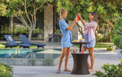 Барный столик - холодильник Keter Cool Bar Rattan brown