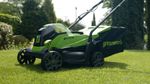 Газонокосилка аккумуляторная Greenworks GD24LM33 Арт. 2516107, 24V, 33 см, бесщеточная, без АКБ и ЗУ
