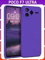 Мягкий Soft Touch чехол из силикона для POCO F7 ULTRA с бархатной подкладкой