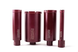 Сегментная алмазная коронка MESSER REDLINE по граниту диаметр 62 мм длина 100 мм