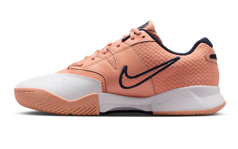 Мужские кроссовки теннисные Nike Court Lite 4 - абрикос-агат/обсидиан/белый