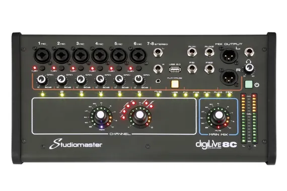 Studiomaster DIGILIVE 8CH Цифровой мини микшерный пульт