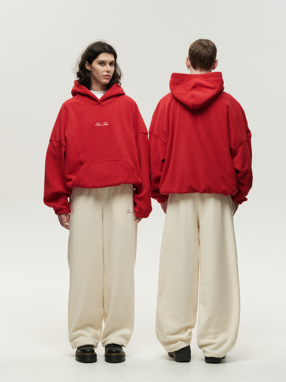 Drawstring Sweatpants Cream