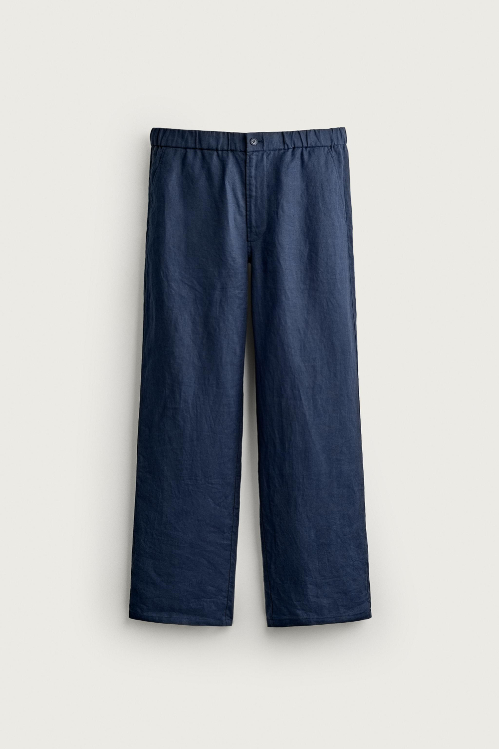 ЛЬНЯНЫЕ БРЮКИ REGULAR FIT — ZARA