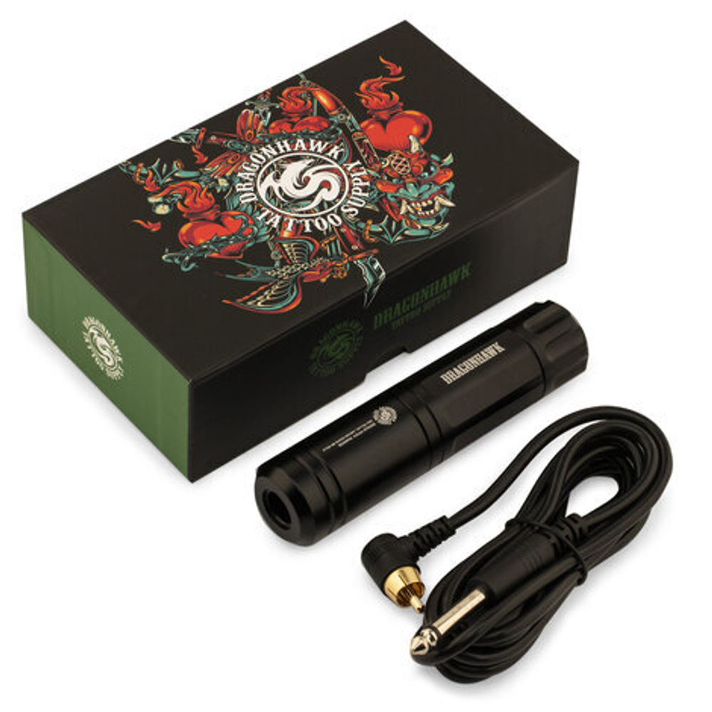 тату машинка Atom m6 super rotary pen black (4 mm)