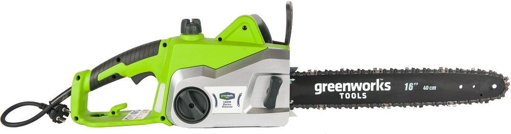 Цепная пила электрическая Greenworks GCS1840 1800W, шина 40см, цепь 56 зв, 3/8, 1.3 20027