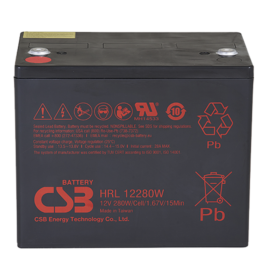 Аккумулятор CSB HRL12280W ( 70Ач / 12В ) AGM