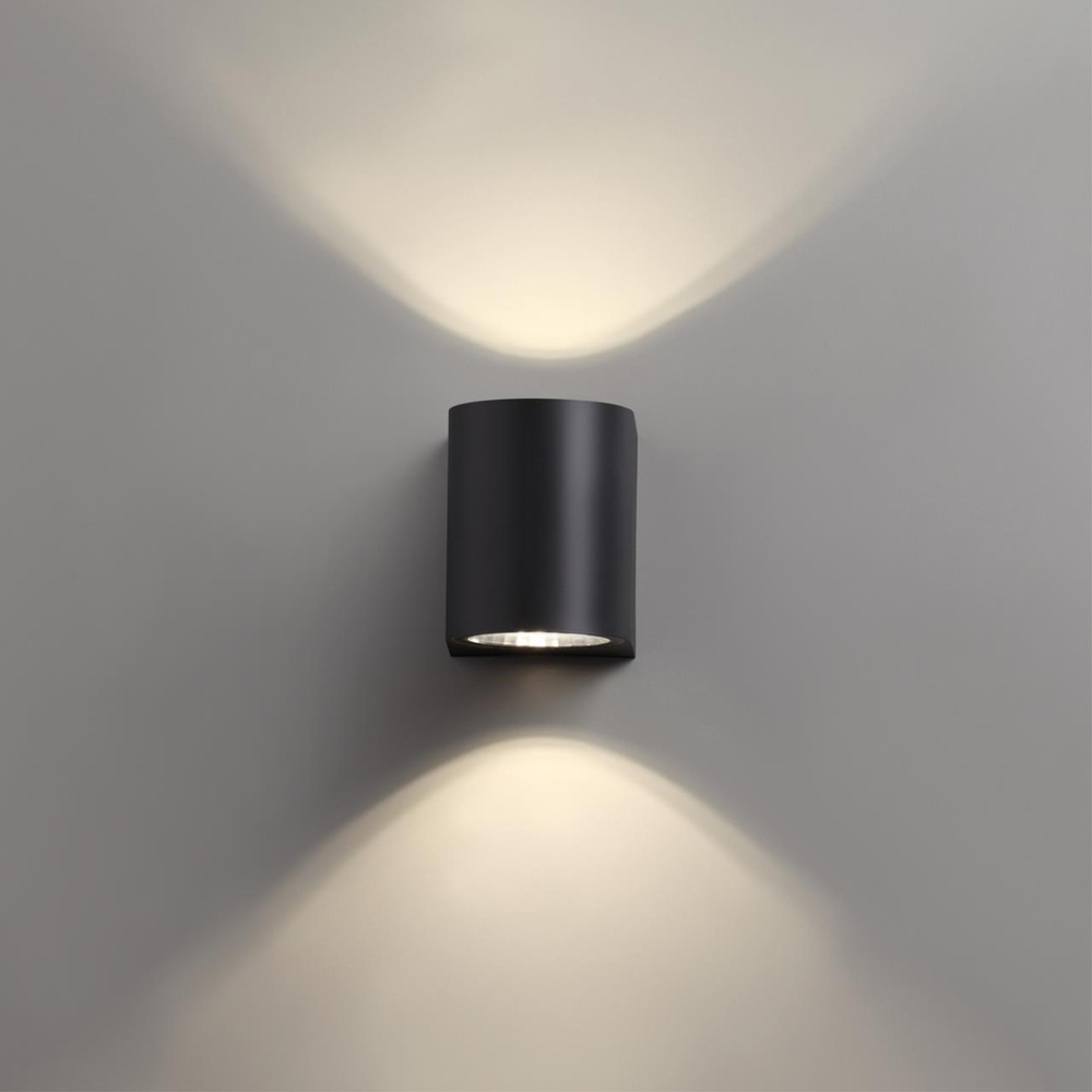 358294 STREET NT19 746 черный Ландшафтный светильник IP65 LED 4000K 4W+4W 220V OPAL