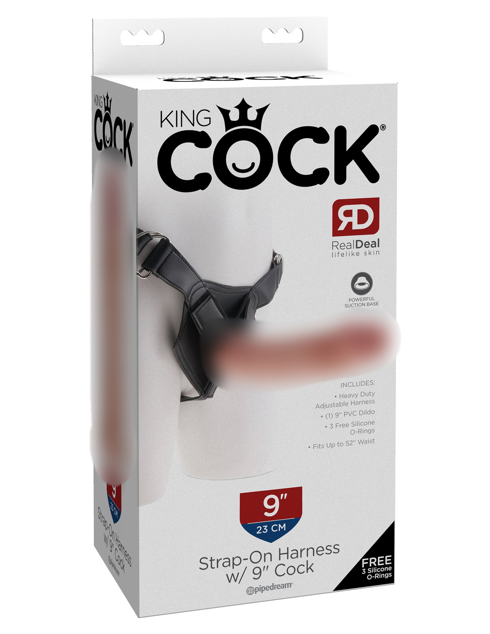 Страпон Strap on Harness with 9" Cock 562421PD