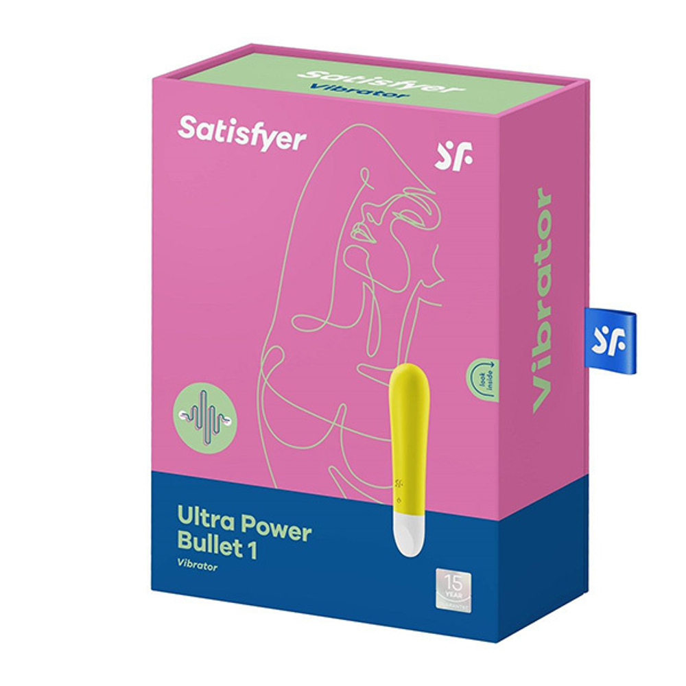 Желтый мини-вибратор 11см Satisfyer Ultra Power Bullet 1 4007793