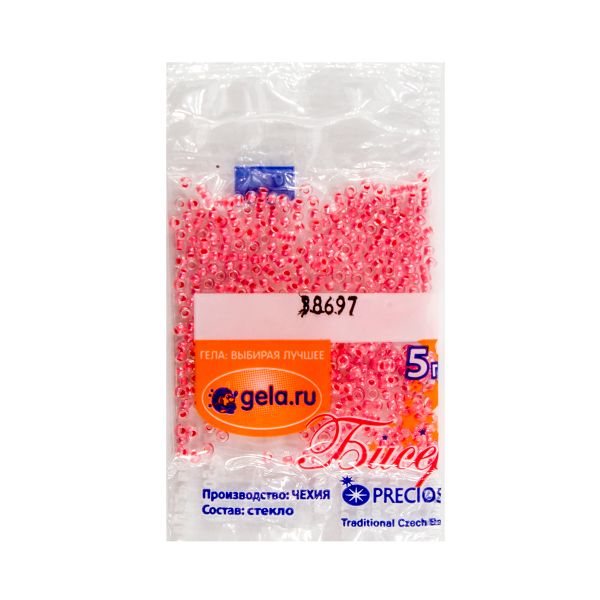 Бисер Preciosa 10/0, 50 г (10 шт по 5 г), цв.38697