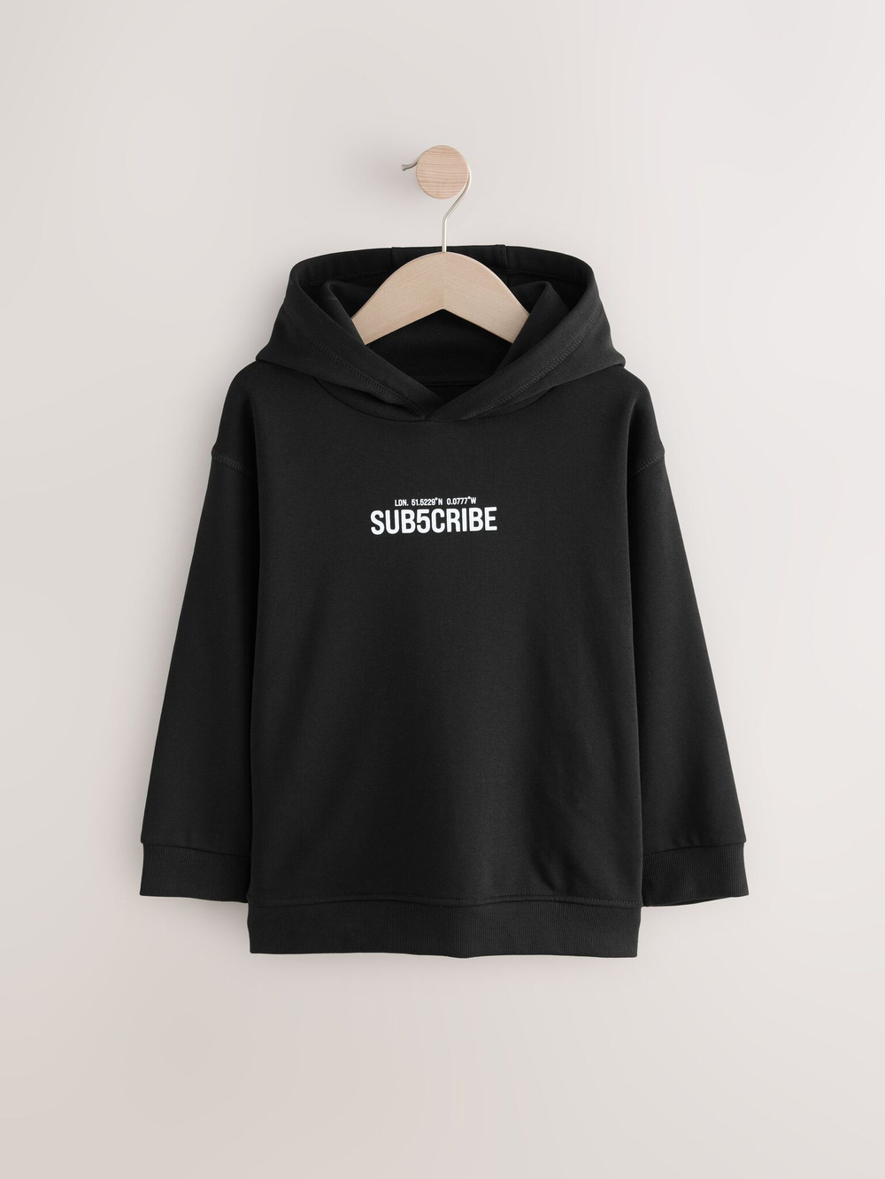 Толстовка с капюшоном для мальчика Next F09-930, Черный