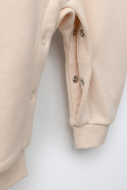 ZARA КОМБИНЕЗОН С ВЫШИВКОЙ, ТЕЛЕСНО-РОЗОВЫЙ
