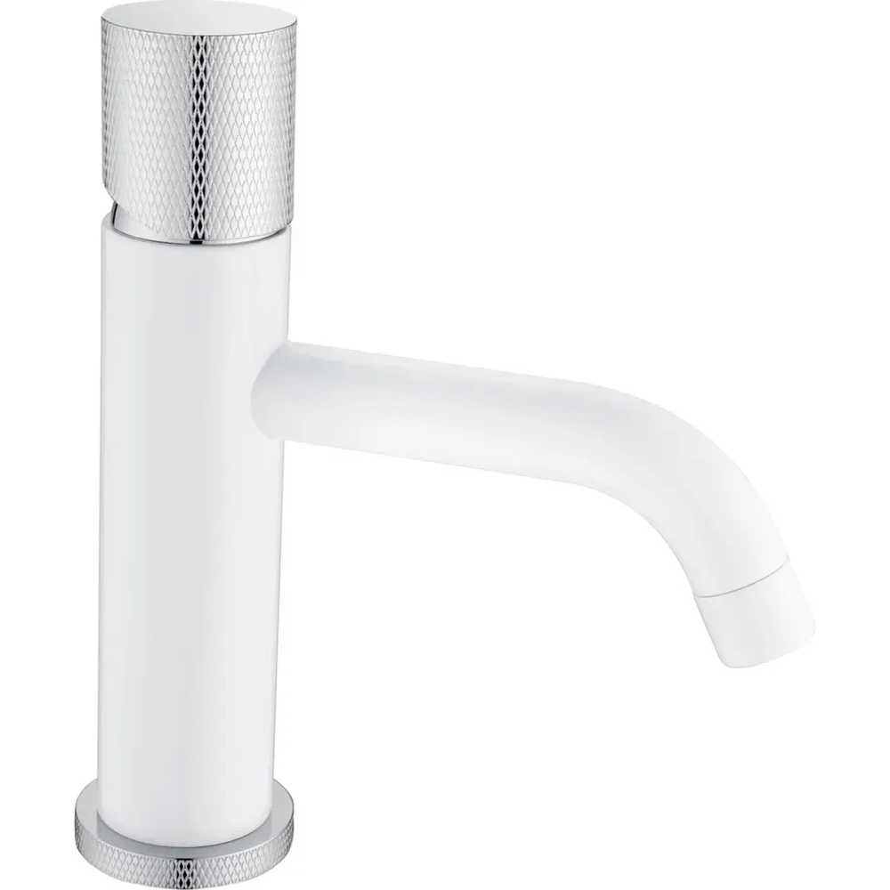 Смеситель для раковины Boheme Stick 121-WCR.2 white touch chrome