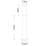 Ландшафтный светильник Arte Lamp SALIRE A3157PA-1SS