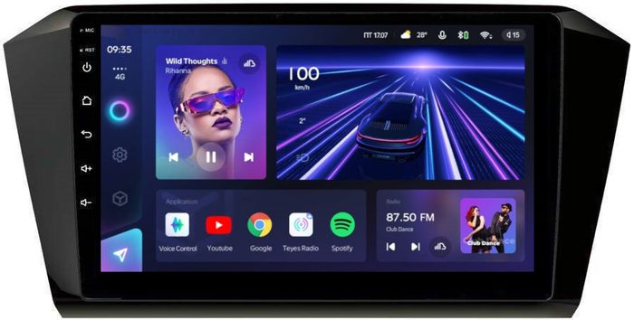 Магнитола для Volkswagen Passat 2015+ (без штатного усилителя) - Teyes CC3 Android 10, Быстрая, CarPlay, SIM-слот