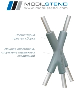 Комбо из 2-х стоек паук для баннера 80 на 180