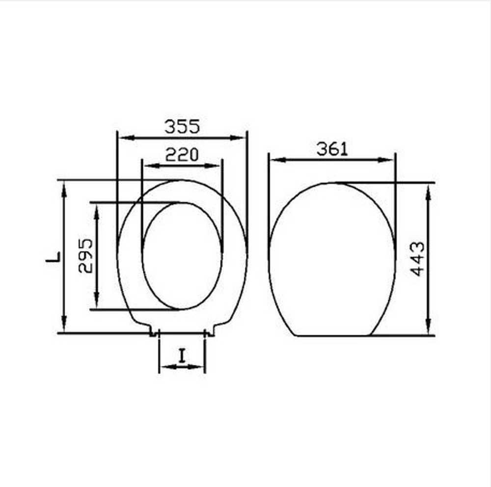 ZRU9000024 Сиденье VICTORIA NORD дюропл SOFT-CLOSE, бел