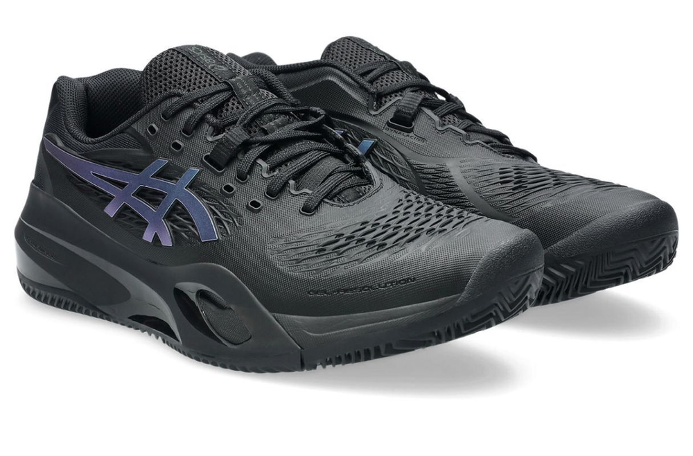 Мужские кроссовки теннисные Asics Gel-Resolution X Clay Night Energy - black/prism blue