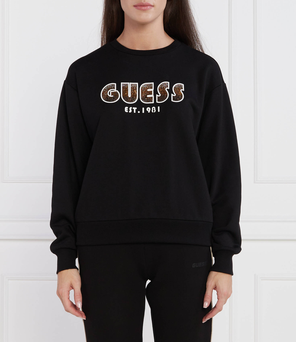 Худи CN SHADED LOGO GUESS - черный(W3YQ13 K8802)