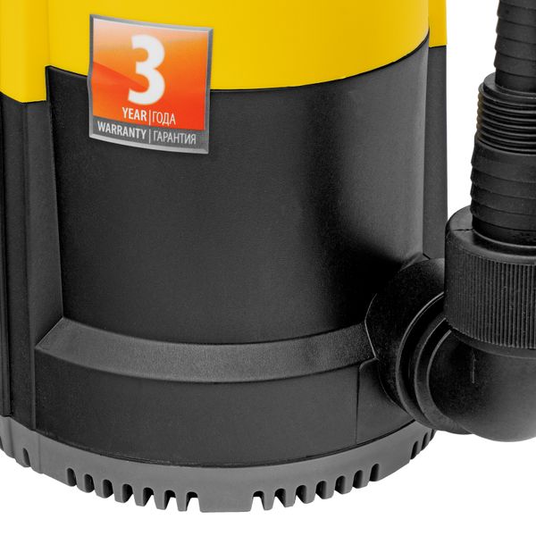 Насос дренажный для чистой и грязной воды DP-600S, 600 Вт, напор 7 м, 13000 л/ч Denzel