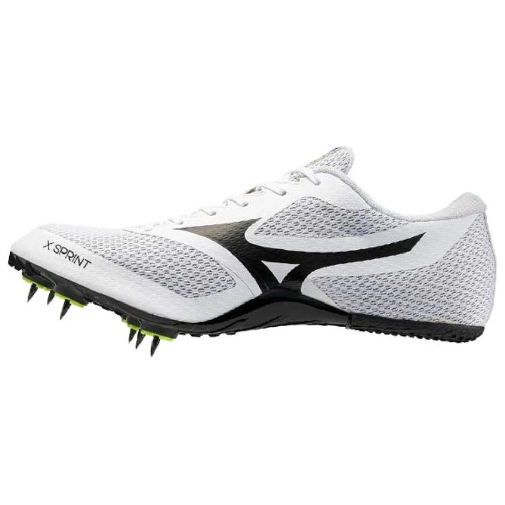 Mizuno X Sprint White Black Track And Field Shoes Unisex Low top