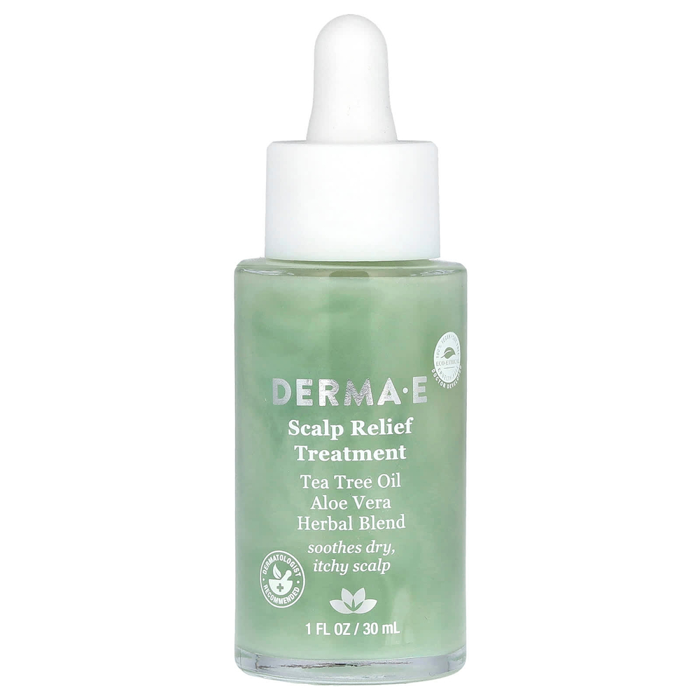 DERMA E, успокаивающее средство для кожи головы, 30 мл (1 жидк. унция)