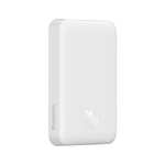 Внешний аккумулятор с магнитом повербанк Power Bank 10000mAh 20W белый Magnetik Mini Wireless BASEUS