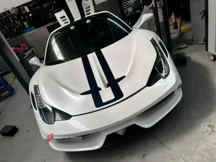 Карбоновая коробка для багажника с накладками для Ferrari 458 Speciale 2013-2016 Феррари